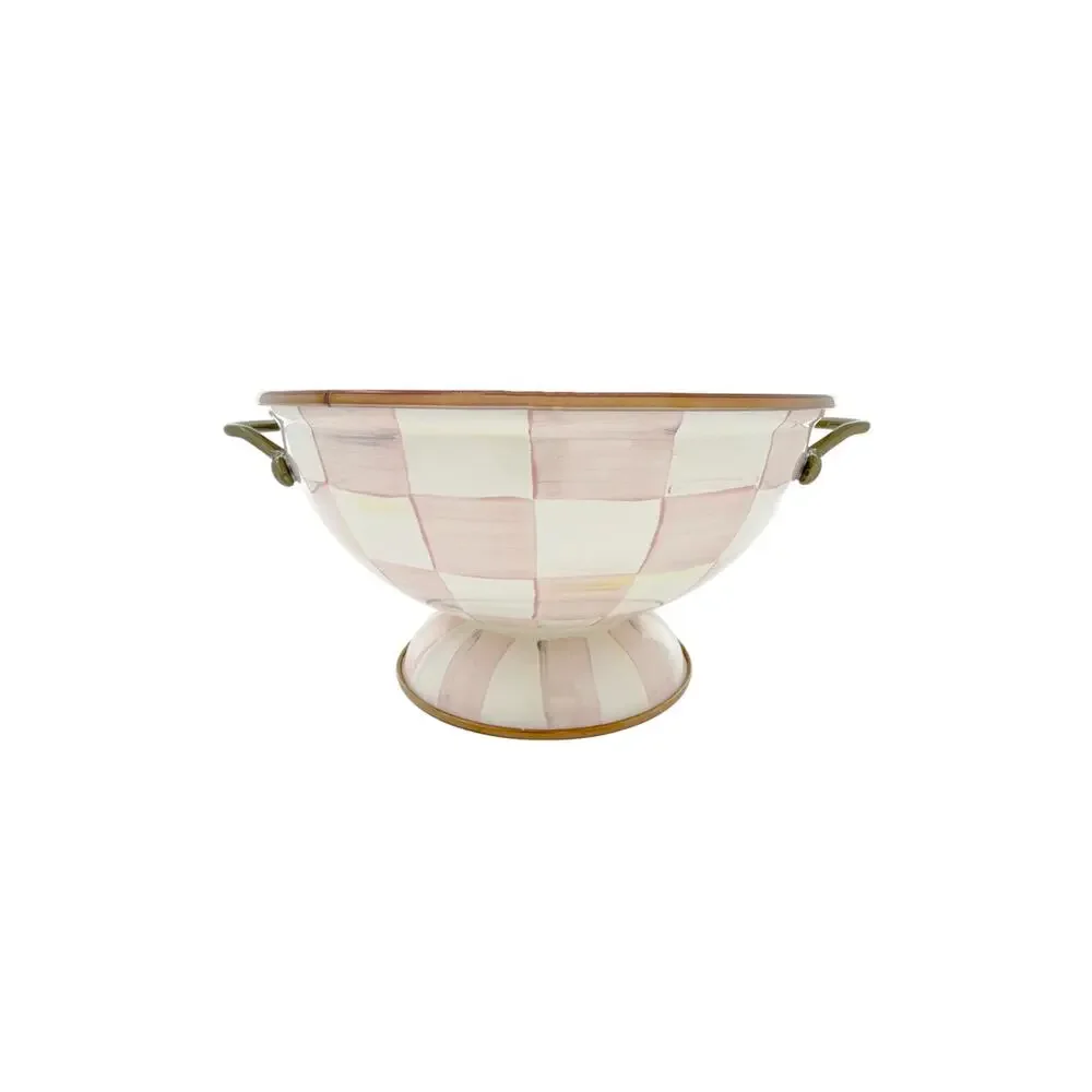 MACKENZIE-CHILDS Almost Everything Bowl in Rosy Check